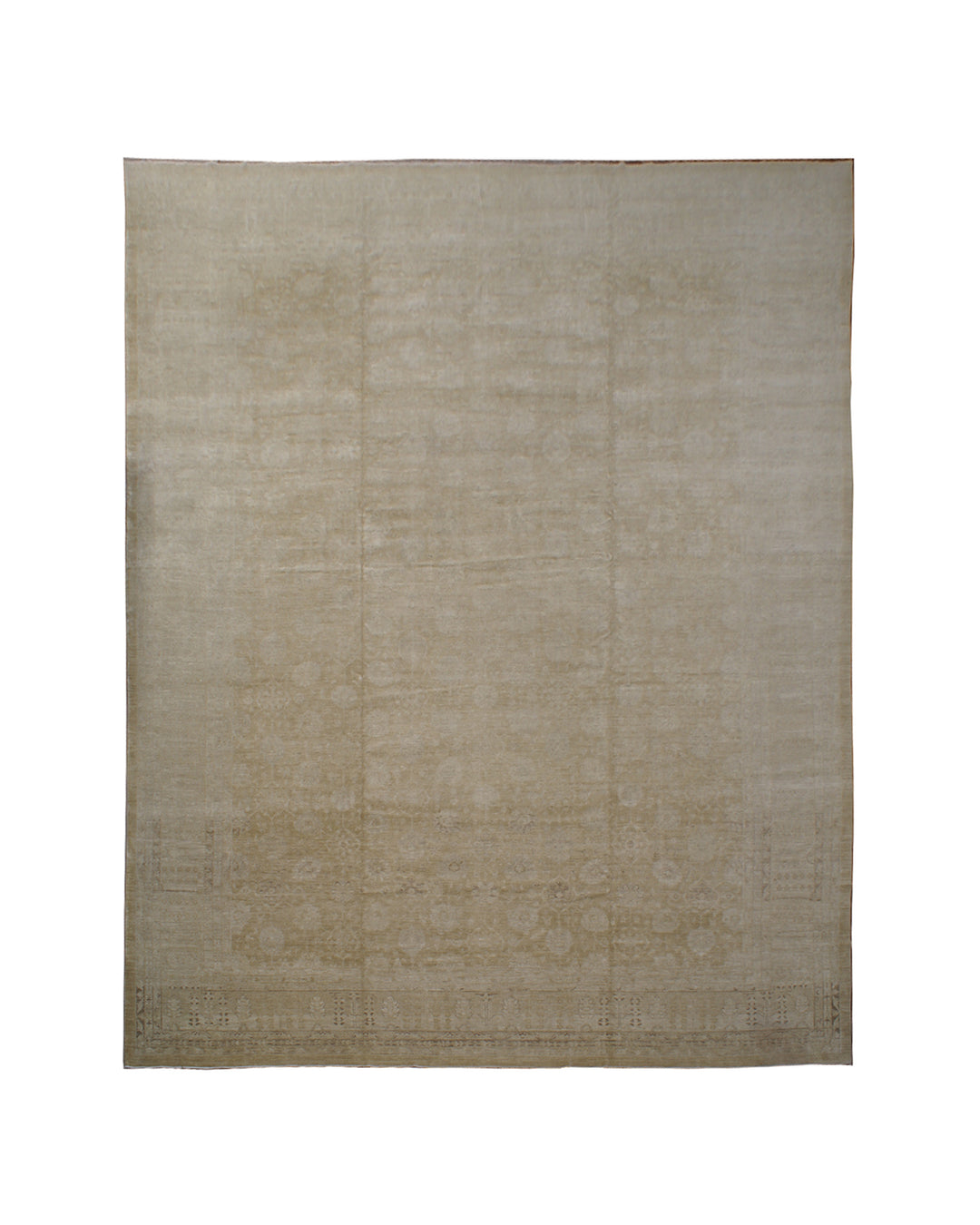 16'x22' Ariana Large Tabriz Design Traditional Rug | Soft Muted Floral Palette