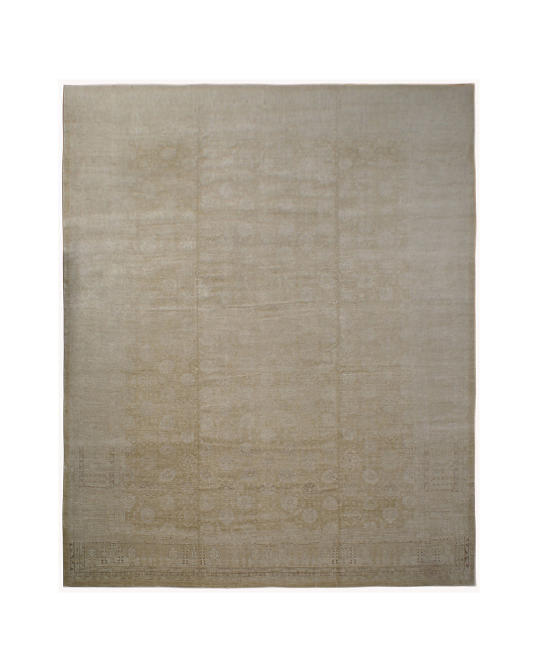16'x22' Ariana Large Tabriz Design Traditional Rug | Soft Muted Floral Palette