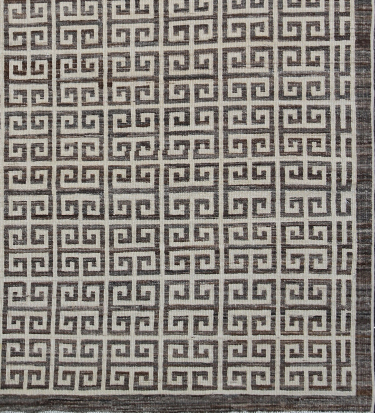 9'x12' Fine Quality Hand Knotted Wool Greek Design Ariana Modern Rug