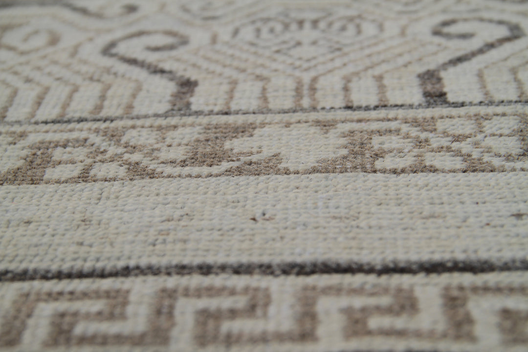 12'x9' Ariana Wool Hand Knotted Traditional Earth Tone Samarkand Design Area Rug