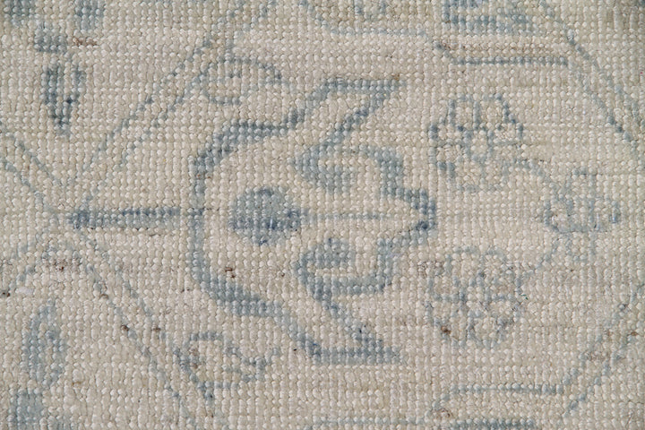 14'x10' Ariana Transitional Agra Design Hand Knotted Wool Rug