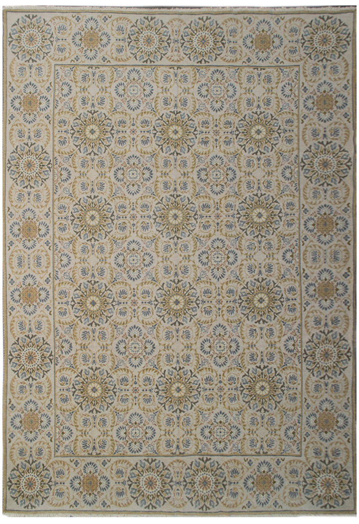 9'x12' Wool Rug | Hand Knotted European Rug