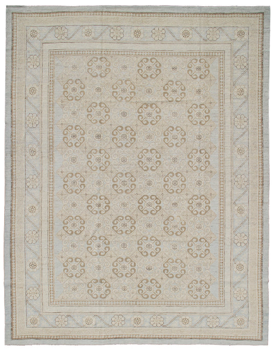 12'x9'Ariana Traditional Geometric Samarkand Design Rug