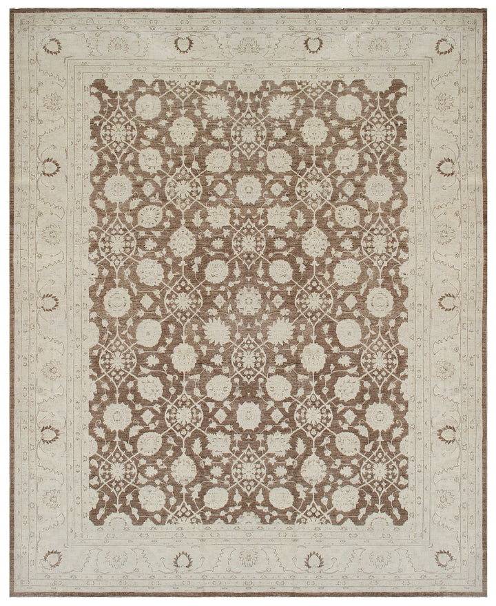 12'x15' Brown and Ivory Haji Jalili Design Ariana Transitional Rug