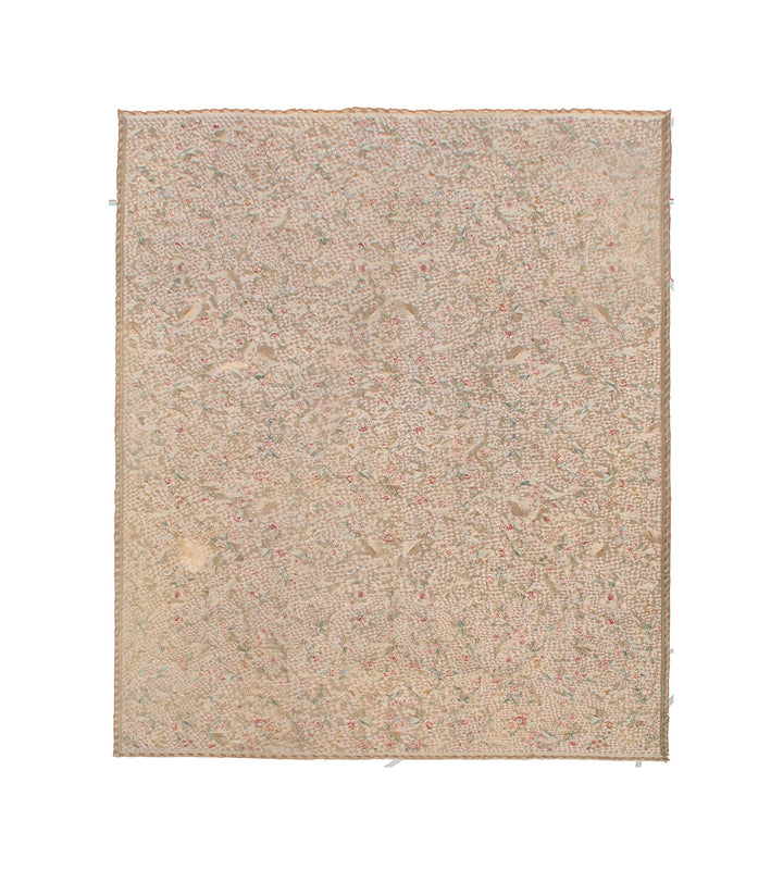 17'x26' Oversized Antique Aubusson Chain Stitch European Rug