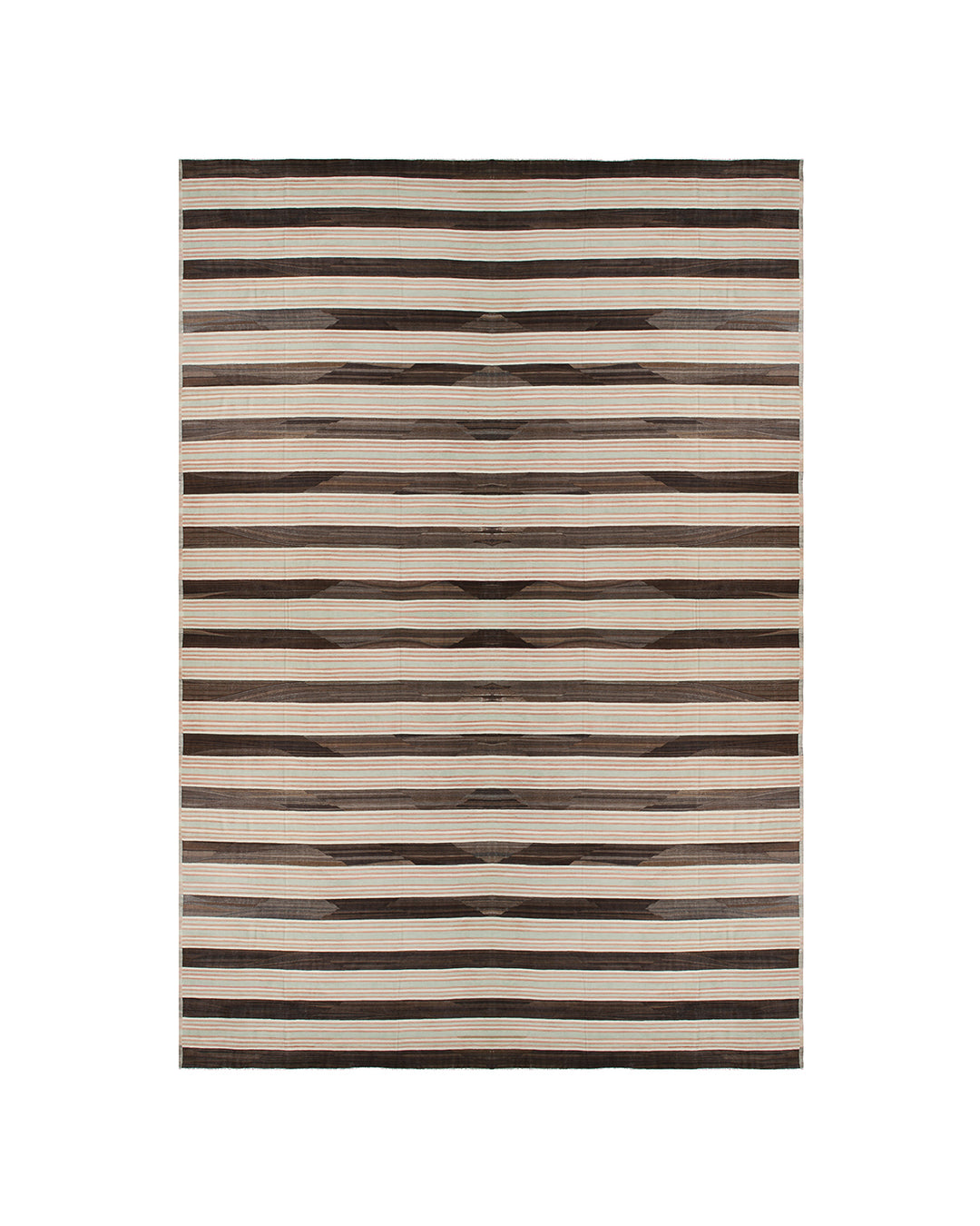 17' x 29' Afghan Kilim | Palace-Size Striped Wool Rug | Ariana Kilim Collection