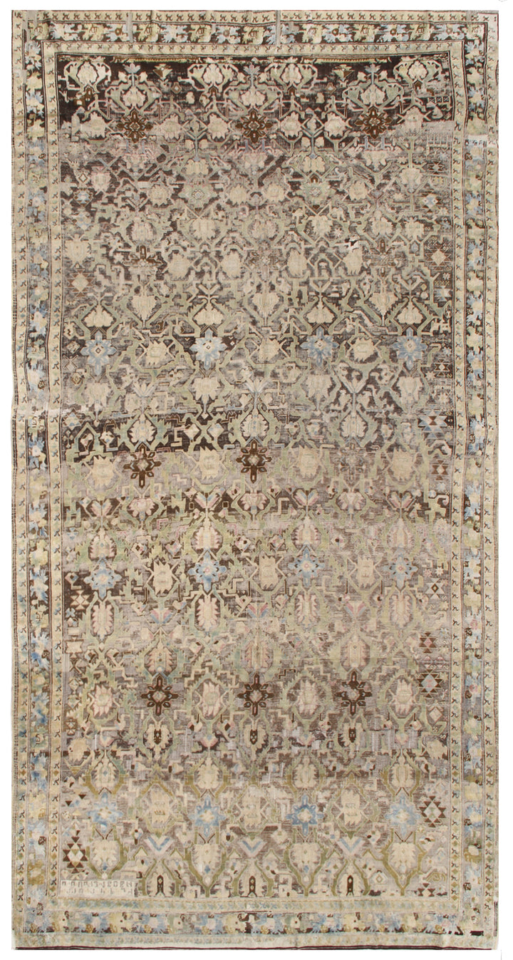 7'x15' Antique Semi-antique Caucasian Karabagh Gallery Wide Runner