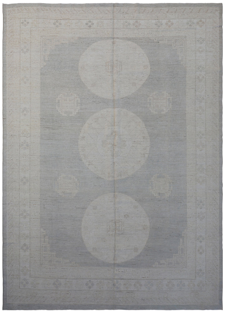 9'x12' Wool Rug | Ariana Traditional Samarkand Medallion Design Rug