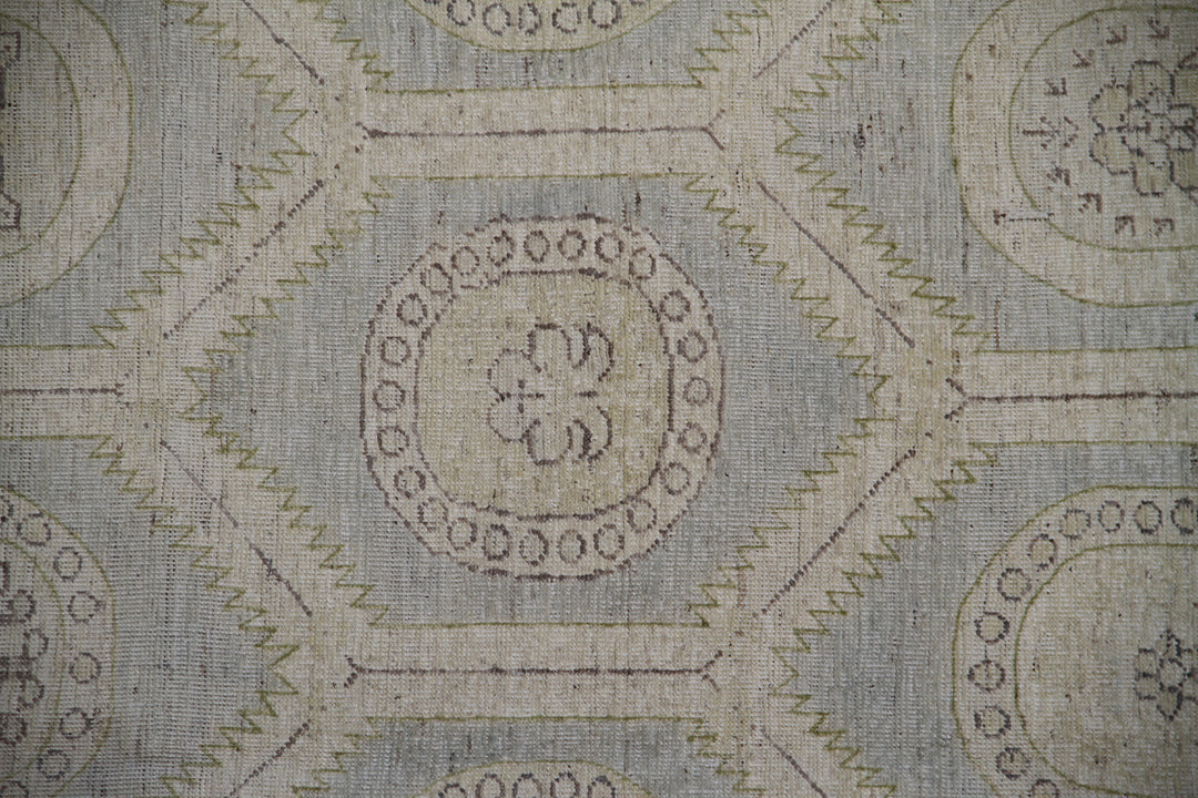 9'x12' Wool Area Rug | Ariana Samarkand Design Rug