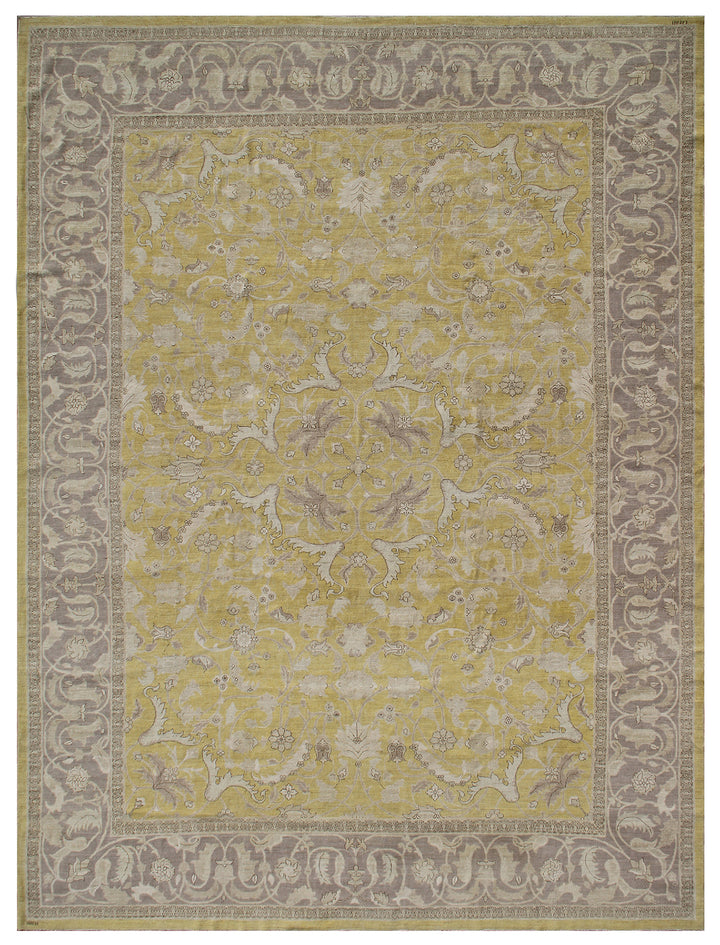 10'x13'Ariana Luxury Fine Quality Polonaise Design Hand Knotted Area Rug