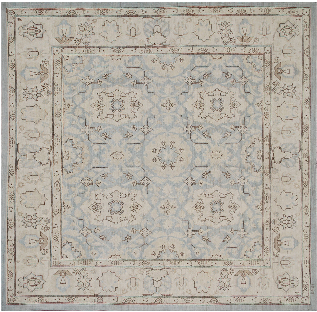 7'x6'Ariana Square Agra Traditional Design Rug