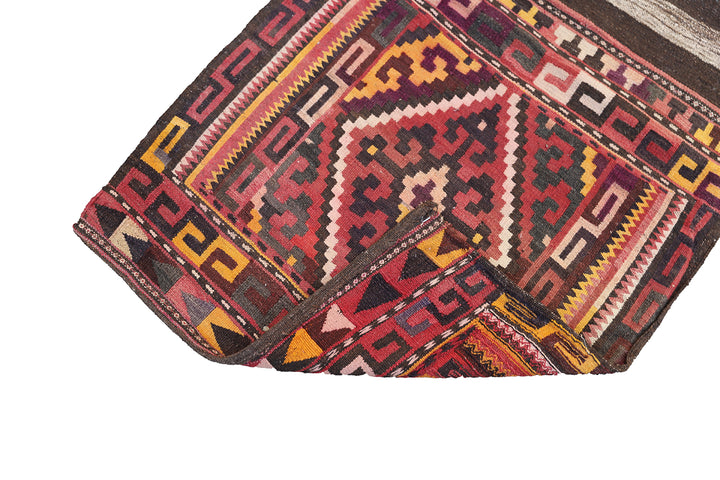 2'x4' Small Vintage Uzbek Kilim