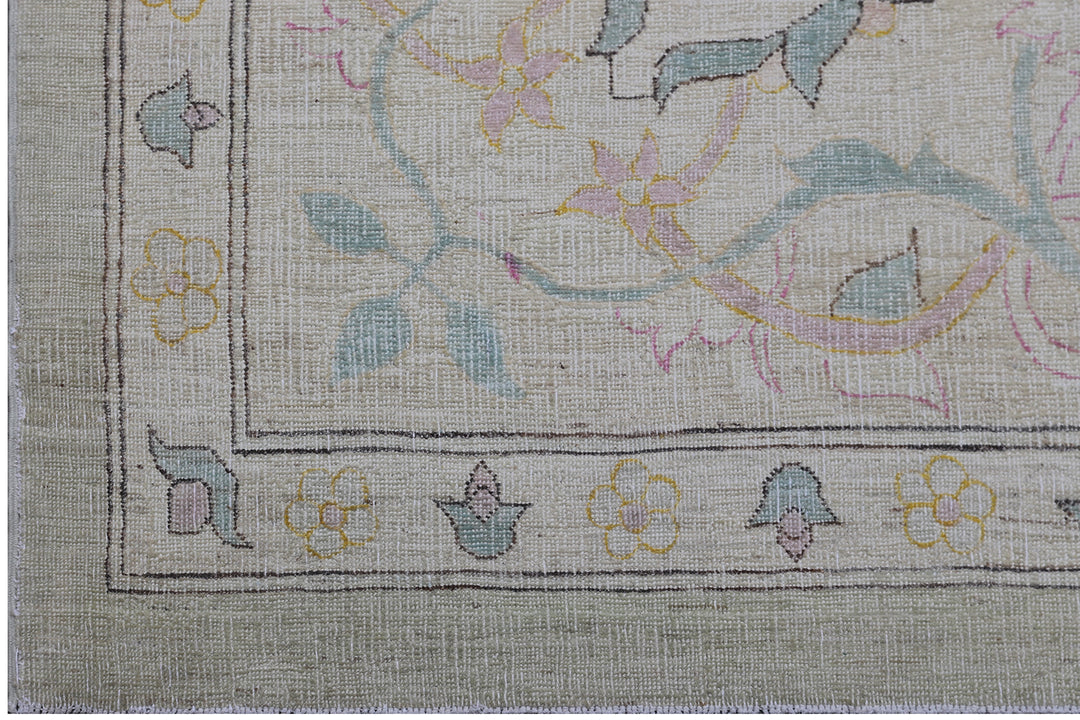 14'x10'Ariana Fine Polonaise Design Hand Knotted Large Size Area Rug