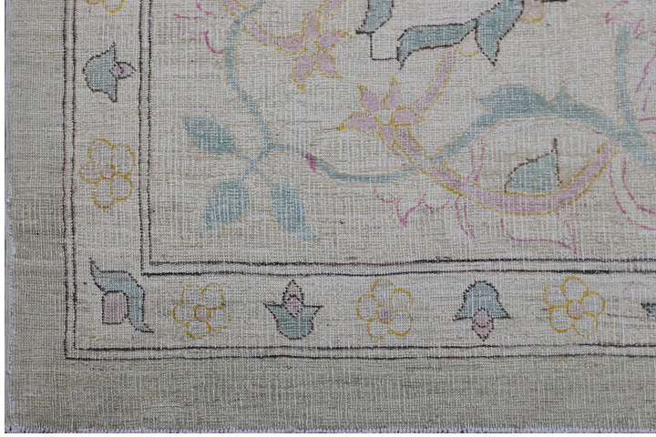 14'x10'Ariana Fine Polonaise Design Hand Knotted Large Size Area Rug