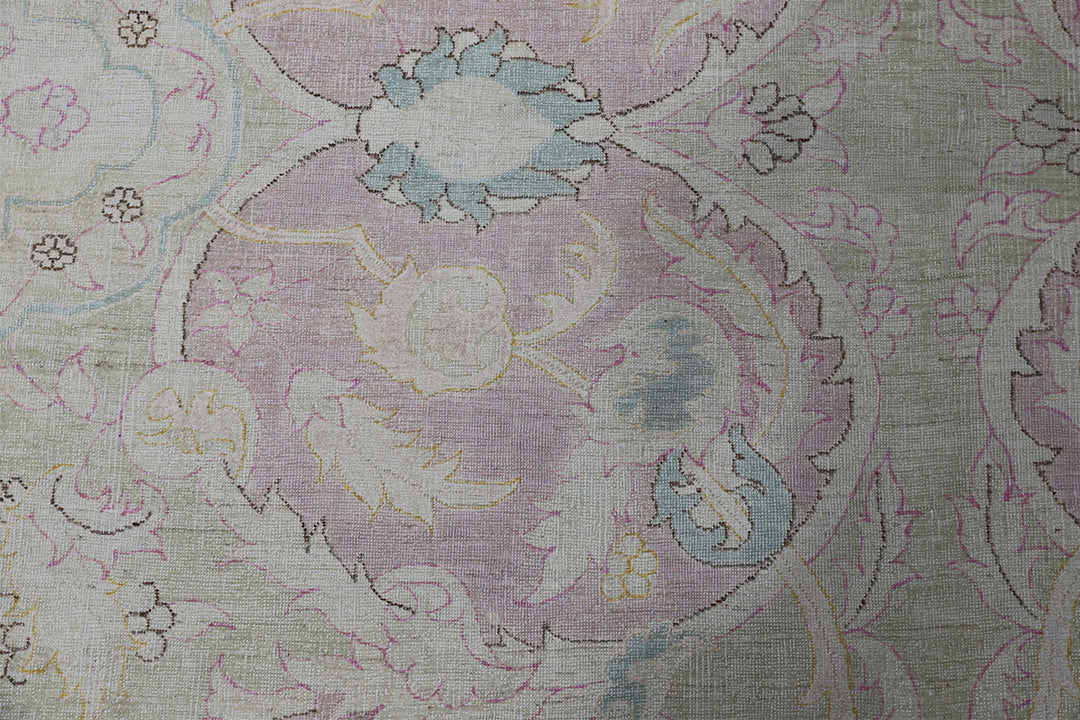 14'x10'Ariana Fine Polonaise Design Hand Knotted Large Size Area Rug