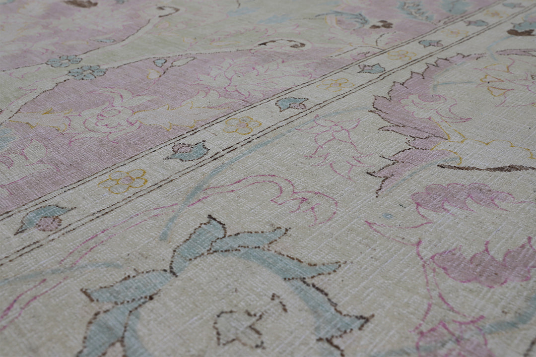14'x10'Ariana Fine Polonaise Design Hand Knotted Large Size Area Rug