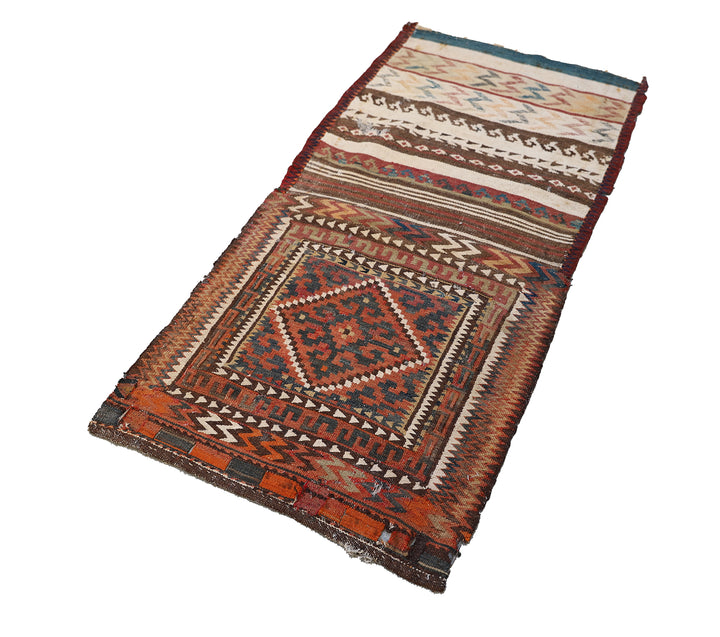 2'x4' Exquisite Uzbek Bag-Face: A Tapestry of Tradition and Craftsmanship