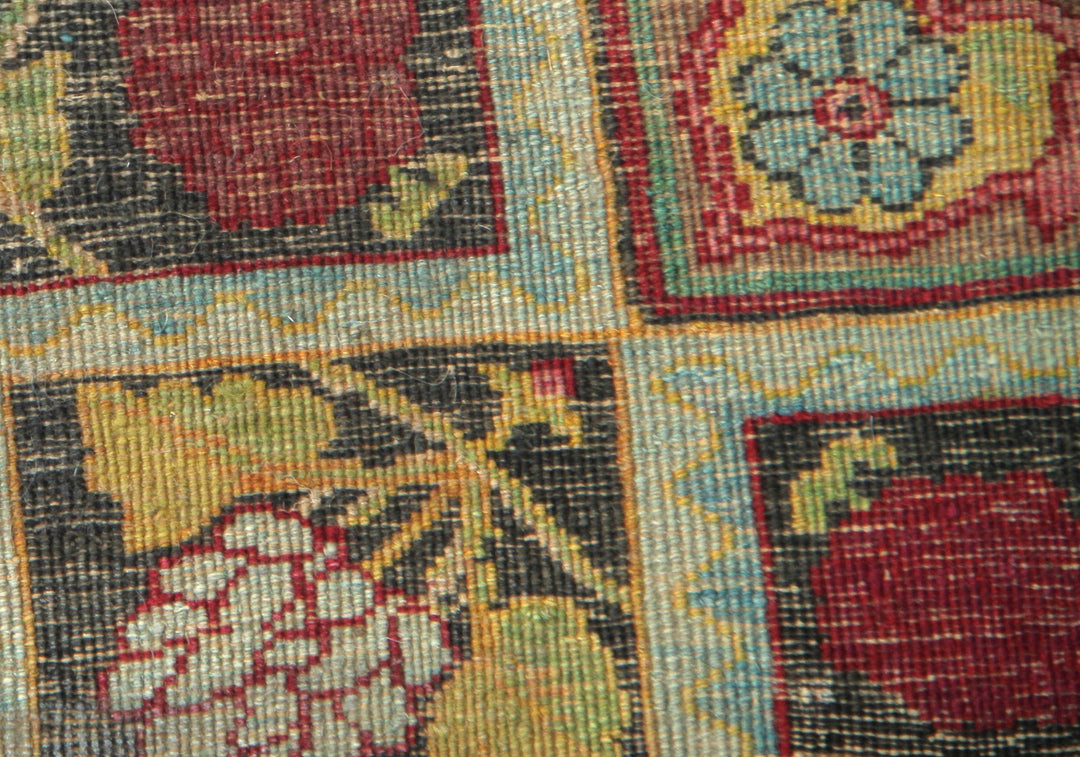 19th Century Persian Pictorial Kerman Rug | Karim Khan Zand Portrait | Ariana Rugs