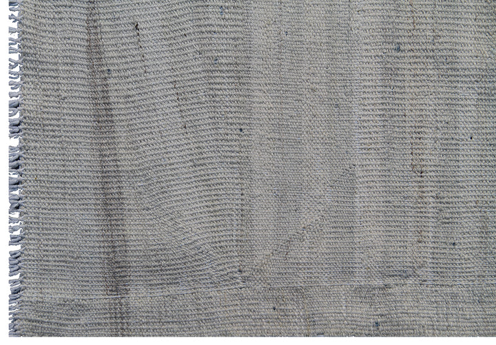 10'x15' Ariana Striped Light Blue Cream Ivory Kilim Collection