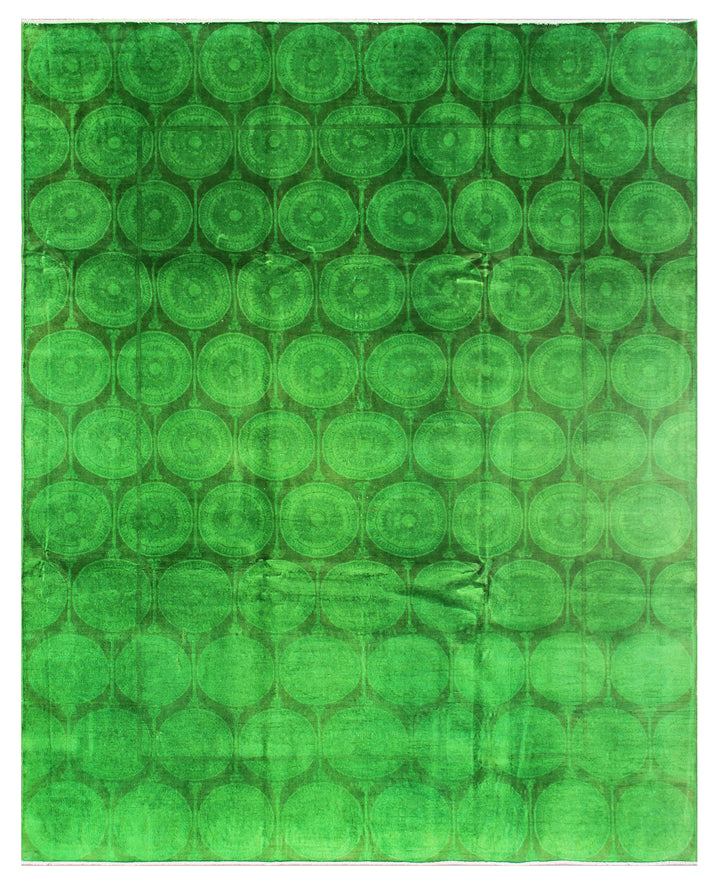 11'x8' Ariana Green Over-dye Rug