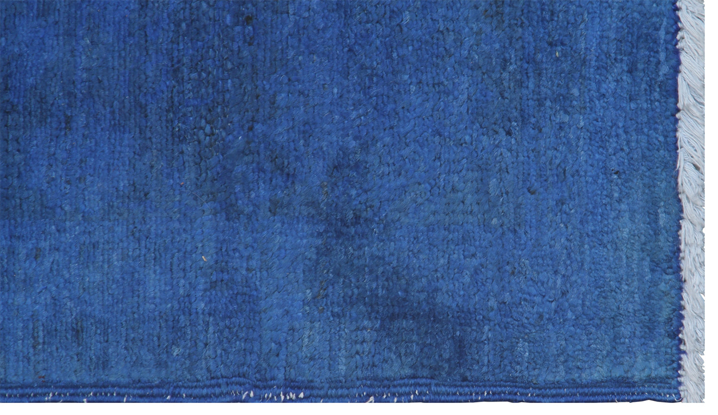 9'x7' Ariana Over-dye Blue Rug