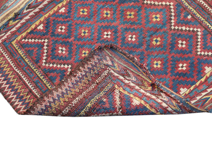 3'x5" Vintage Uzbek Tartar Kilim