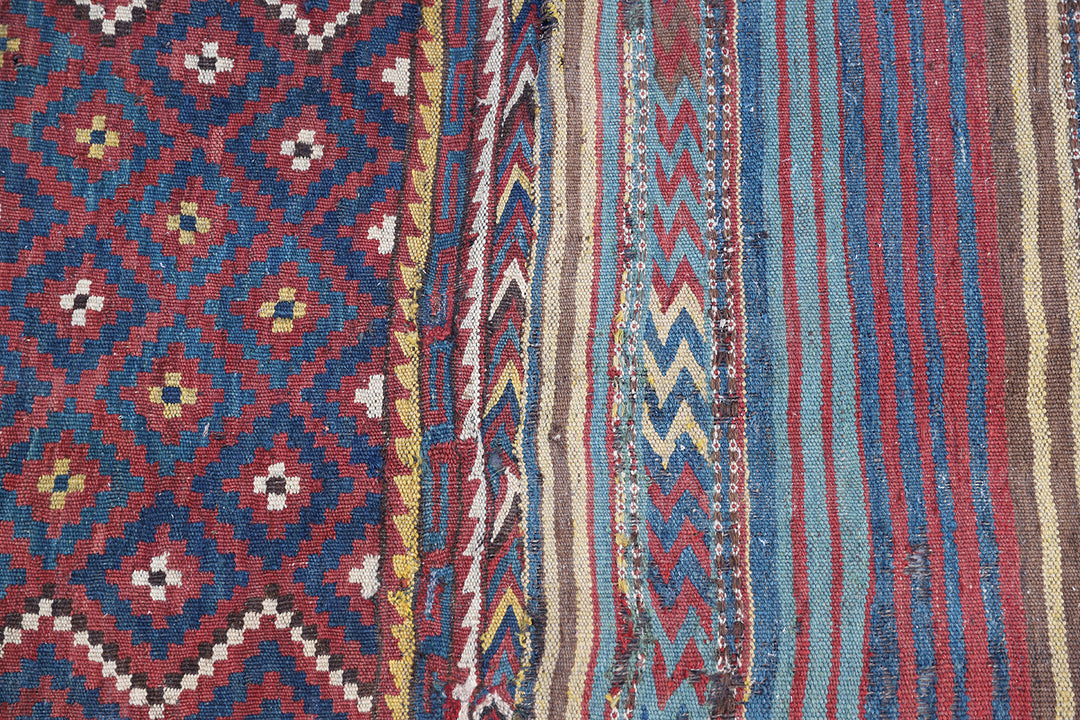 3'x5" Vintage Uzbek Tartar Kilim