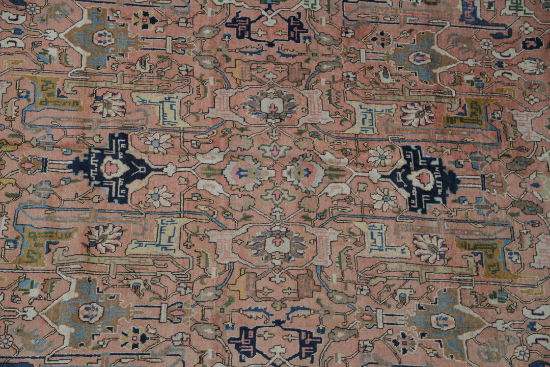 Vintage Persian Tabriz Rug | Large Wool Area Rug