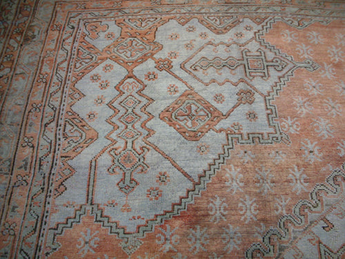 18'x18' Large Antique Square Turkish Oushak Rug