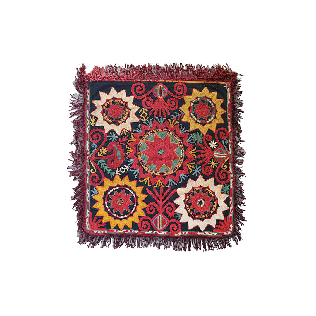 18"x19" Decorative Textile | Embroidery | Uzbek Laqai