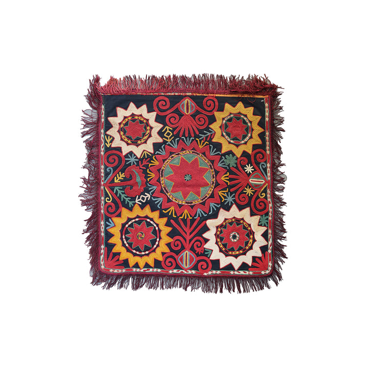 18"x19" Decorative Textile | Embroidery | Uzbek Laqai