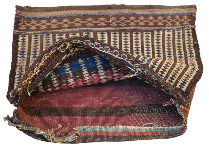 2'x2' Late 19th Century Baluch Saddlebag