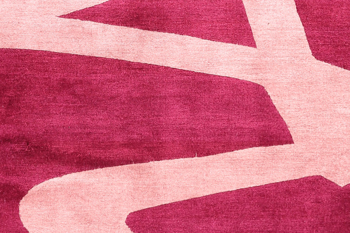 8'x10' Ariana Modern Pink Rug