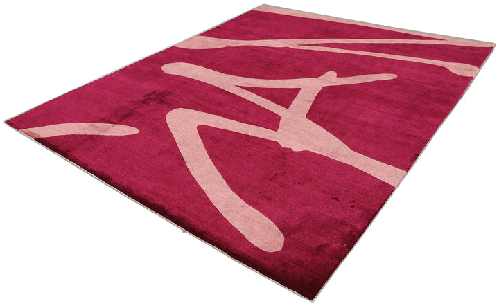 8'x10' Ariana Modern Pink Rug