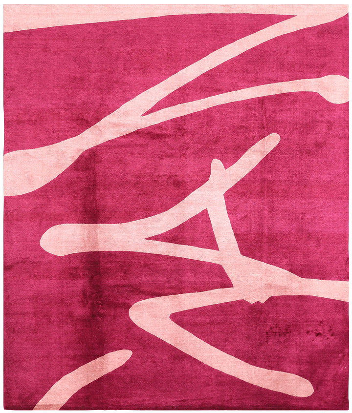 8'x10' Ariana Modern Pink Rug