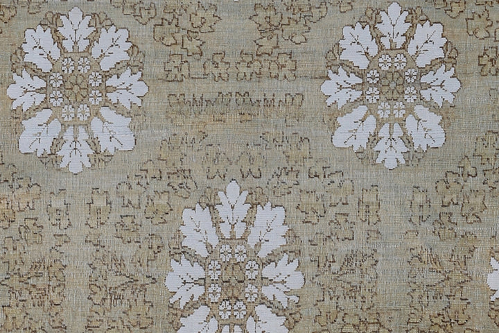3'x9' Ariana Floral Pastel White Modern Design Runner Rug
