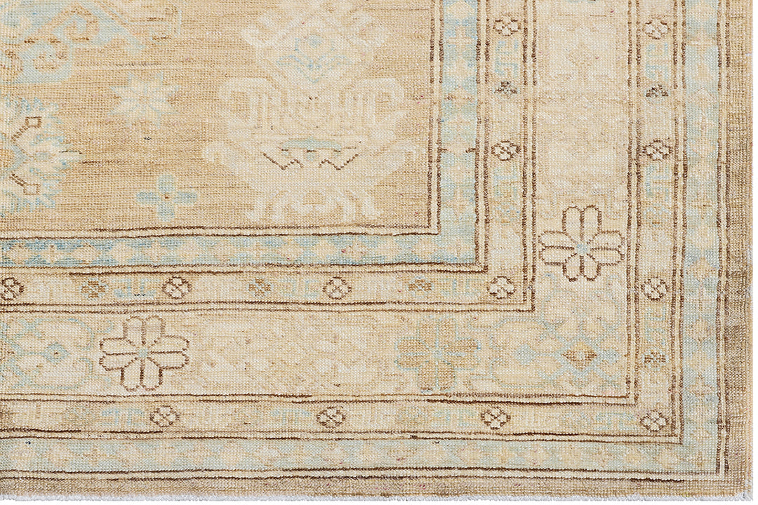 5'x7' Ariana Traditional Hand Knotted Medium Caucasian Geometric Design Rug
