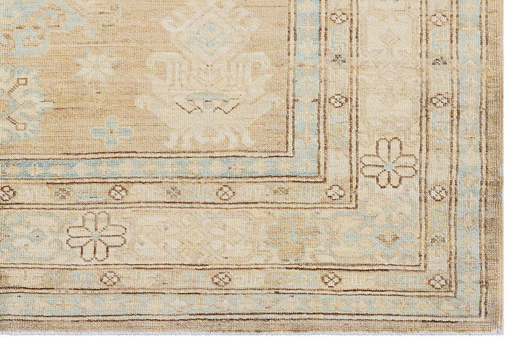5'x7' Ariana Traditional Hand Knotted Medium Caucasian Geometric Design Rug