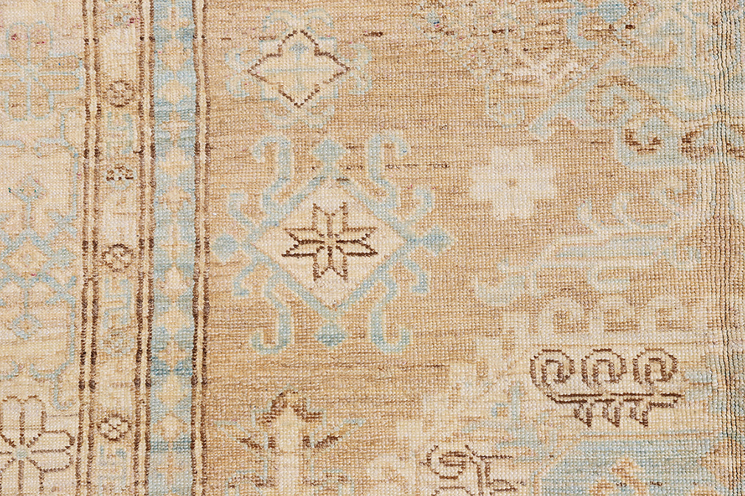 5'x7' Ariana Traditional Hand Knotted Medium Caucasian Geometric Design Rug