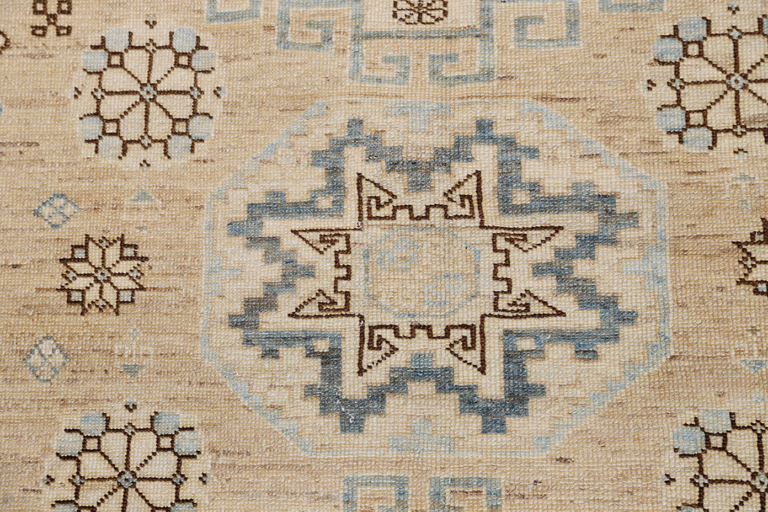 5'x7' Ariana Medium Traditional Kazak Design Hand Knotted Wool Rug