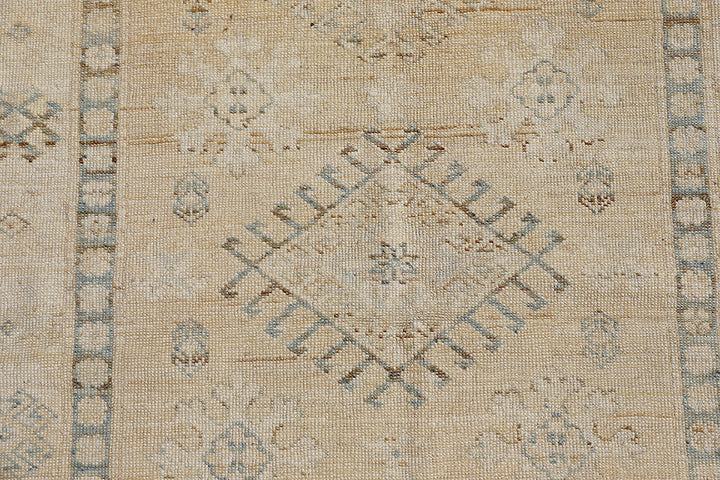 3'x5' Ariana Traditional Caucasian Geometric Design Hazara Small Wool Rug