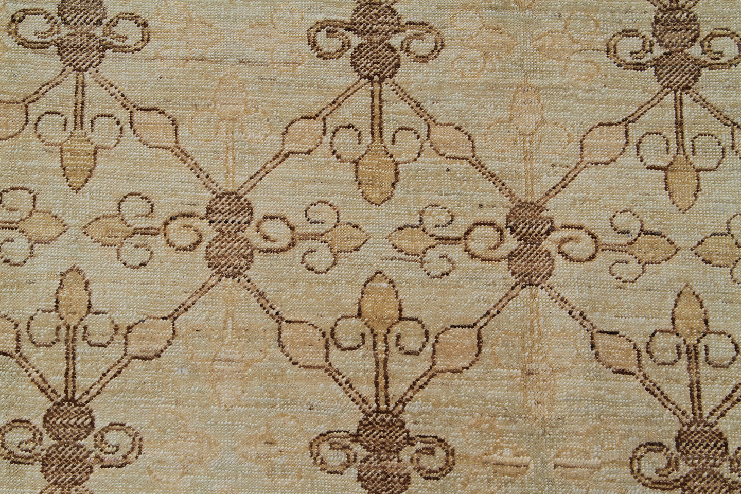 9'x6' Ariana Blue Brown Transitional Rug