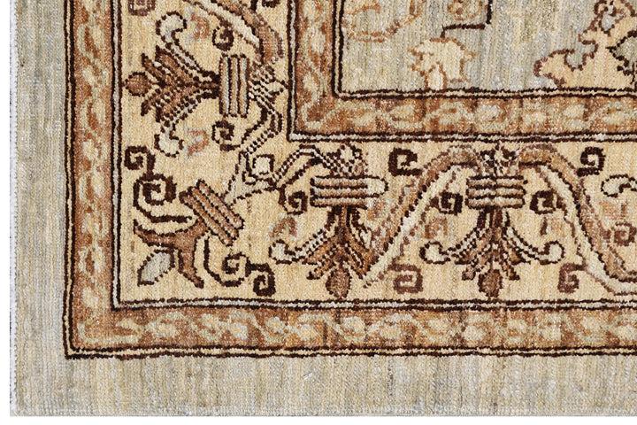 5'x7' Small Ariana Traditional Agra Design Hand Knotted Wool Rug