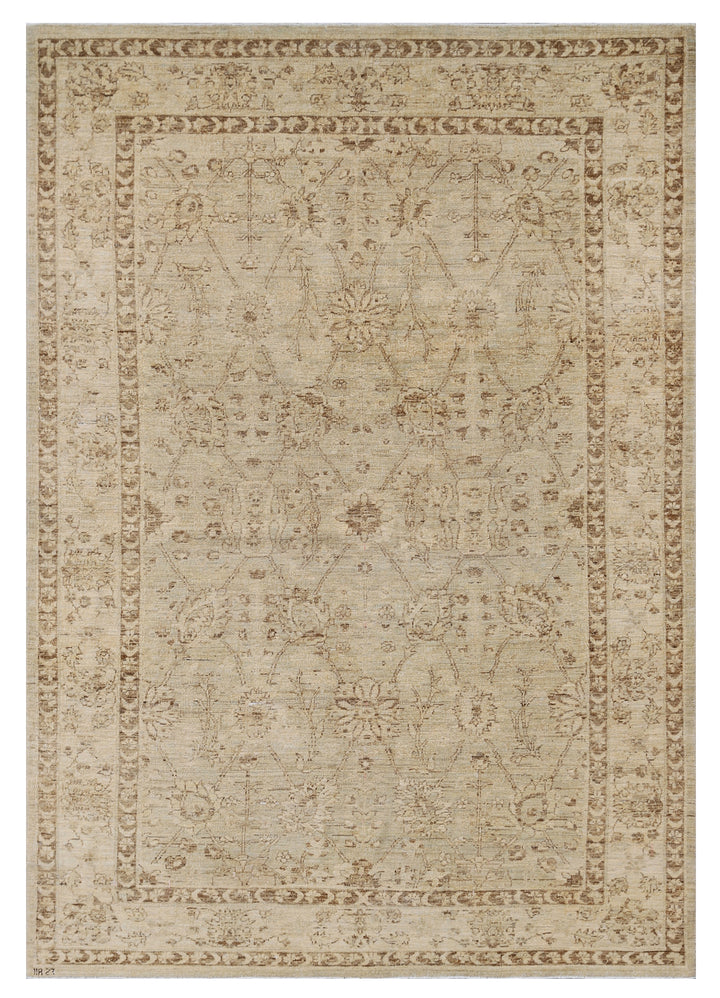 6'x8'Small Ariana Traditional Fine Tabriz Design Hand Knotted Wool Rug