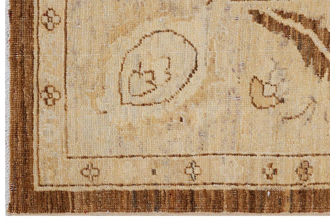 6'x9' Ariana Agra Design Warm Tone Brown beige Area Rug