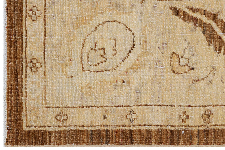 6'x9' Ariana Agra Design Warm Tone Brown beige Area Rug