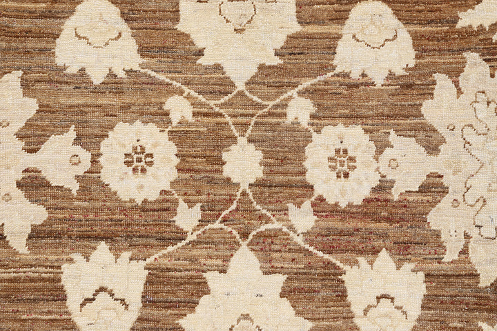 6'x9' Ariana Agra Design Warm Tone Brown beige Area Rug