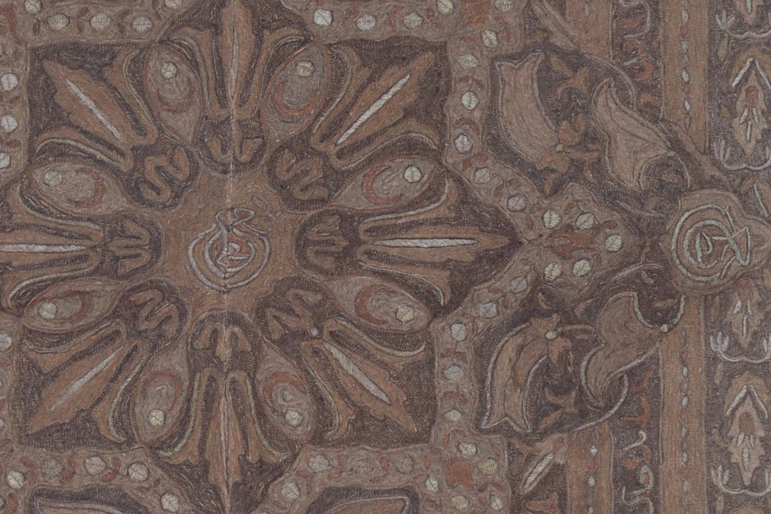 19th Century Ottoman Turkish Tuğra Embroidery