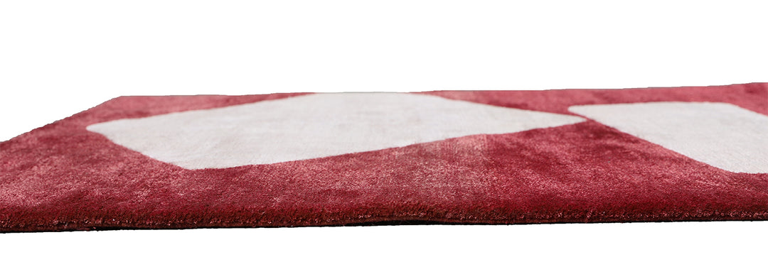 2' x 3' Hand-Knotted Silk & Wool Rug | Ariana Modern Custom Tibetan Weave