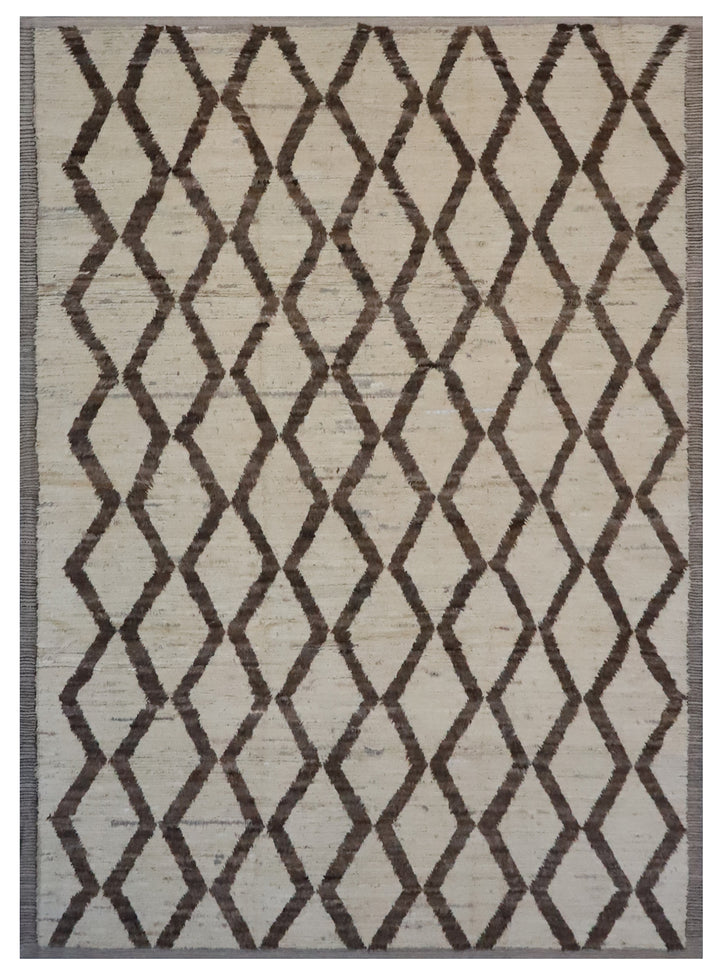 8'x11' Ariana Moroccan Style Geometric Barchi Rug